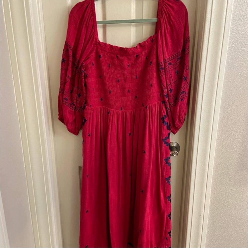 Anthro midi dress